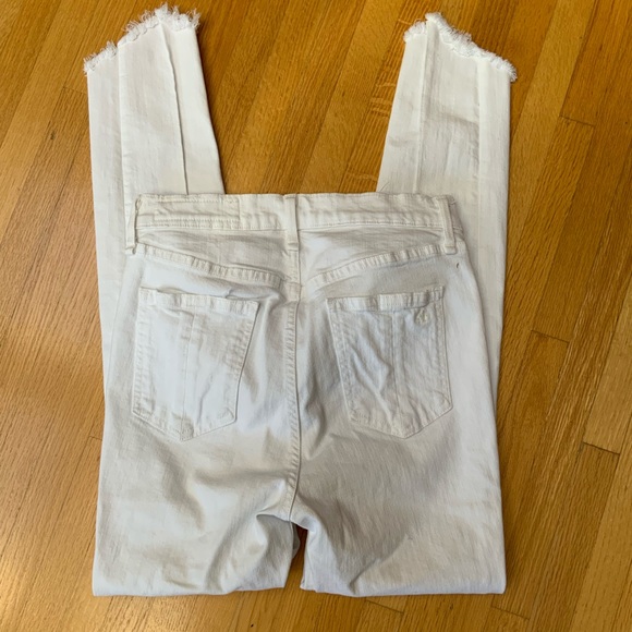 RAG & BONE High Rise Ankle Skinny Jean with raw hem - style no. W1566M595WTM - Picture 4 of 12